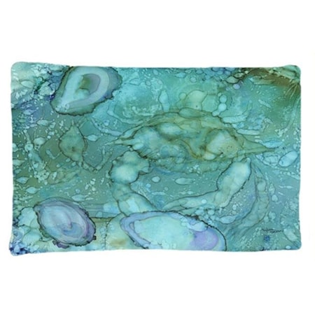 Carolines Treasures Carolines Treasures 8963PILLOWCASE Abstract Crabs & Oysters Fabric Standard Pillowcase 8963PILLOWCASE